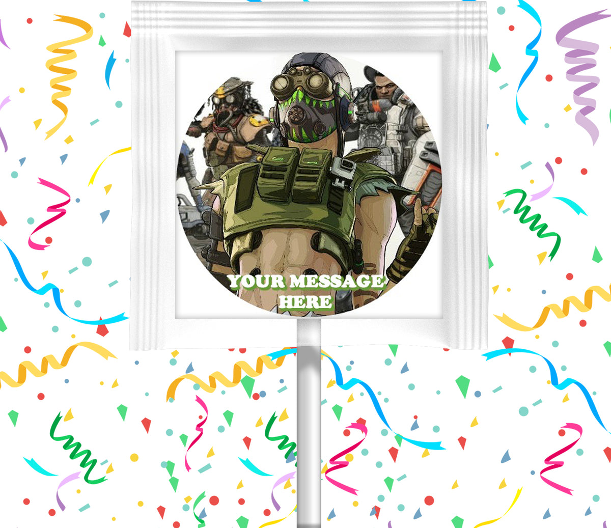 Apex Legends Lollipops Party Favors Personalized Suckers 12 Pcs