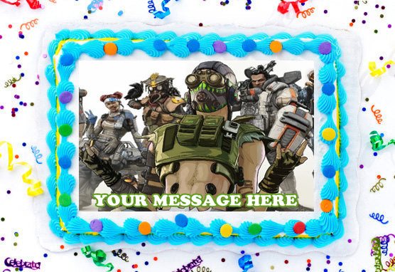 Apex Legends Edible Image Cake Topper Personalized Frosting Icing Sheet Custom