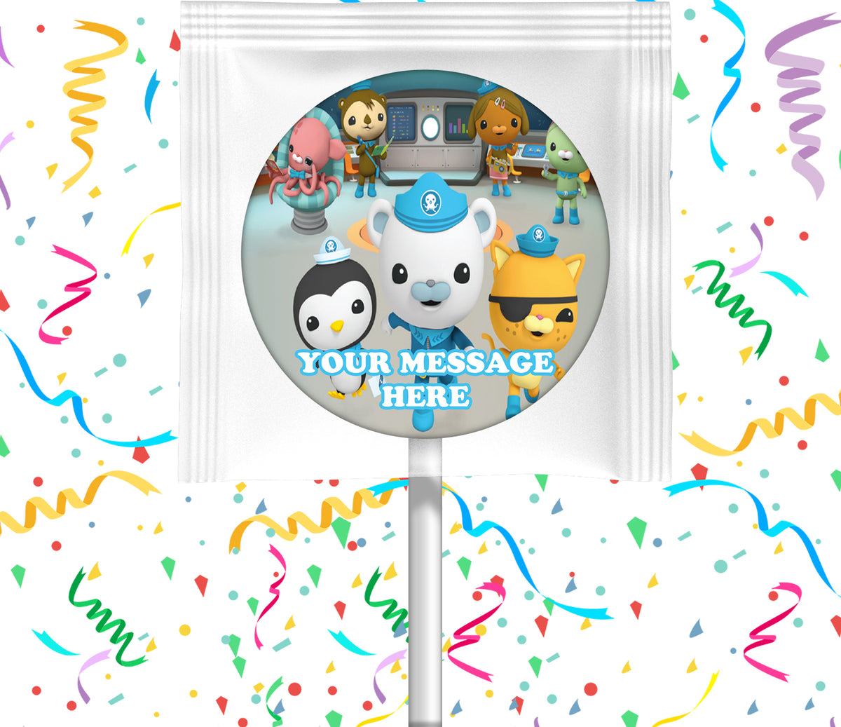 Octonauts Lollipops Party Favors Personalized Suckers 12 Pcs
