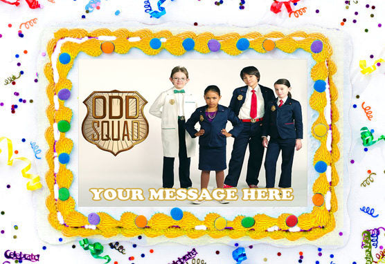 Odd Squad Edible Image Cake Topper Personalized Birthday Sheet Decoration Custom Party Frosting Transfer Fondant