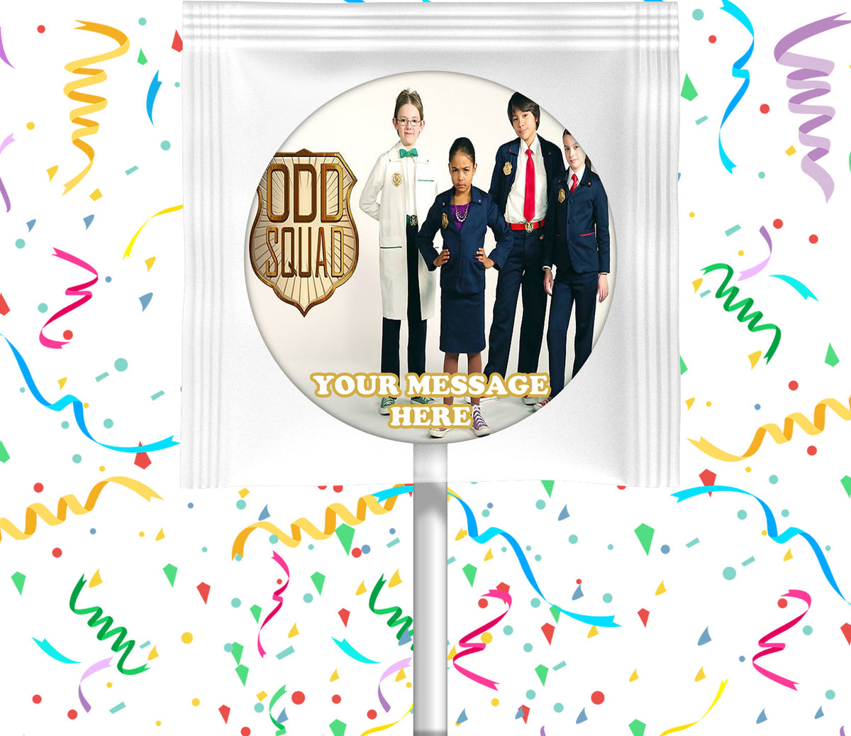 Odd Squad Lollipops Party Favors Personalized Suckers 12 Pcs