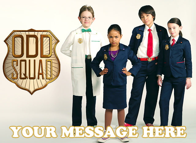 Odd Squad Edible Image Cake Topper Personalized Birthday Sheet Decoration Custom Party Frosting Transfer Fondant