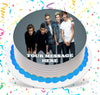 One Direction Edible Image Cake Topper Personalized Birthday Sheet Custom Frosting Round Circle