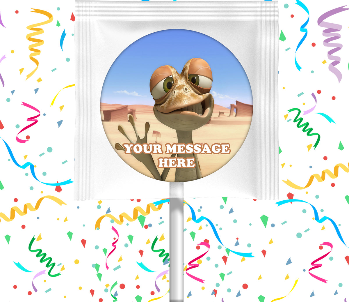 Oscar's Oasis Lollipops Party Favors Personalized Suckers 12 Pcs