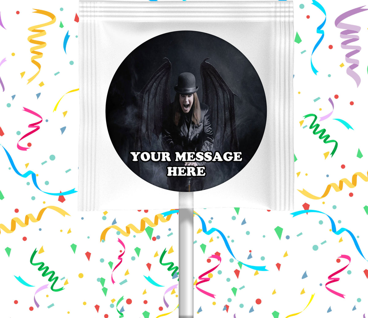Ozzy Osbourne Lollipops Party Favors Personalized Suckers 12 Pcs