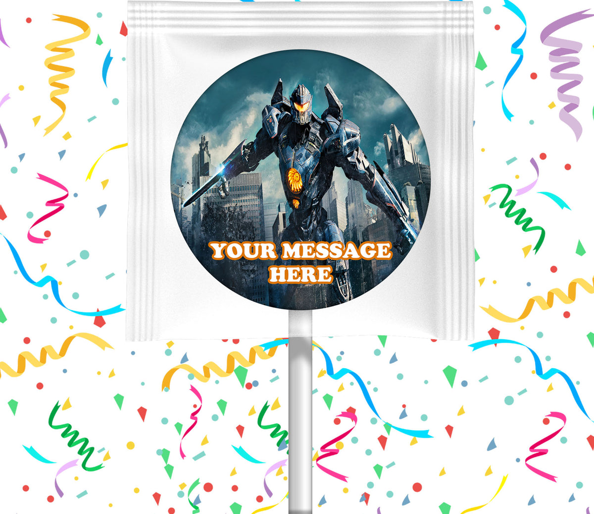 Pacific Rim Lollipops Party Favors Personalized Suckers 12 Pcs