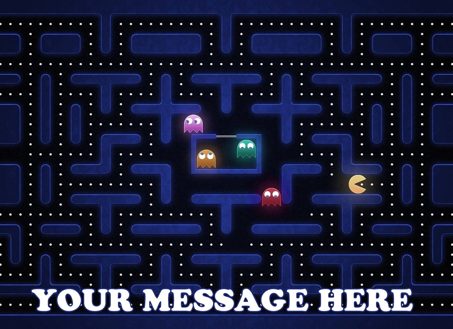PAC-MAN - Get ready to roll with this month's custom theme