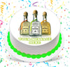 Patron Tequila Edible Image Cake Topper Personalized Birthday Sheet Custom Frosting Round Circle