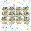 Paw Patrol Edible Cupcake Toppers (12 Images) Cake Image Icing Sugar Sheet Edible Cake Images