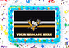 Pittsburgh Penguins Edible Image Cake Topper Personalized Birthday Sheet Decoration Custom Party Frosting Transfer Fondant