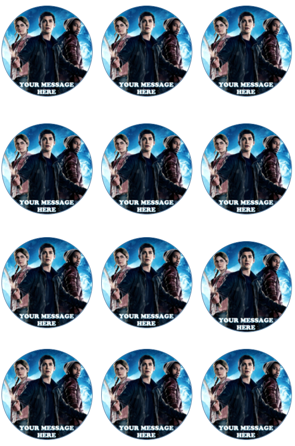 Percy Jackson Edible Cupcake Toppers (12 Images) Cake Image Icing Sugar Sheet Edible Cake Images
