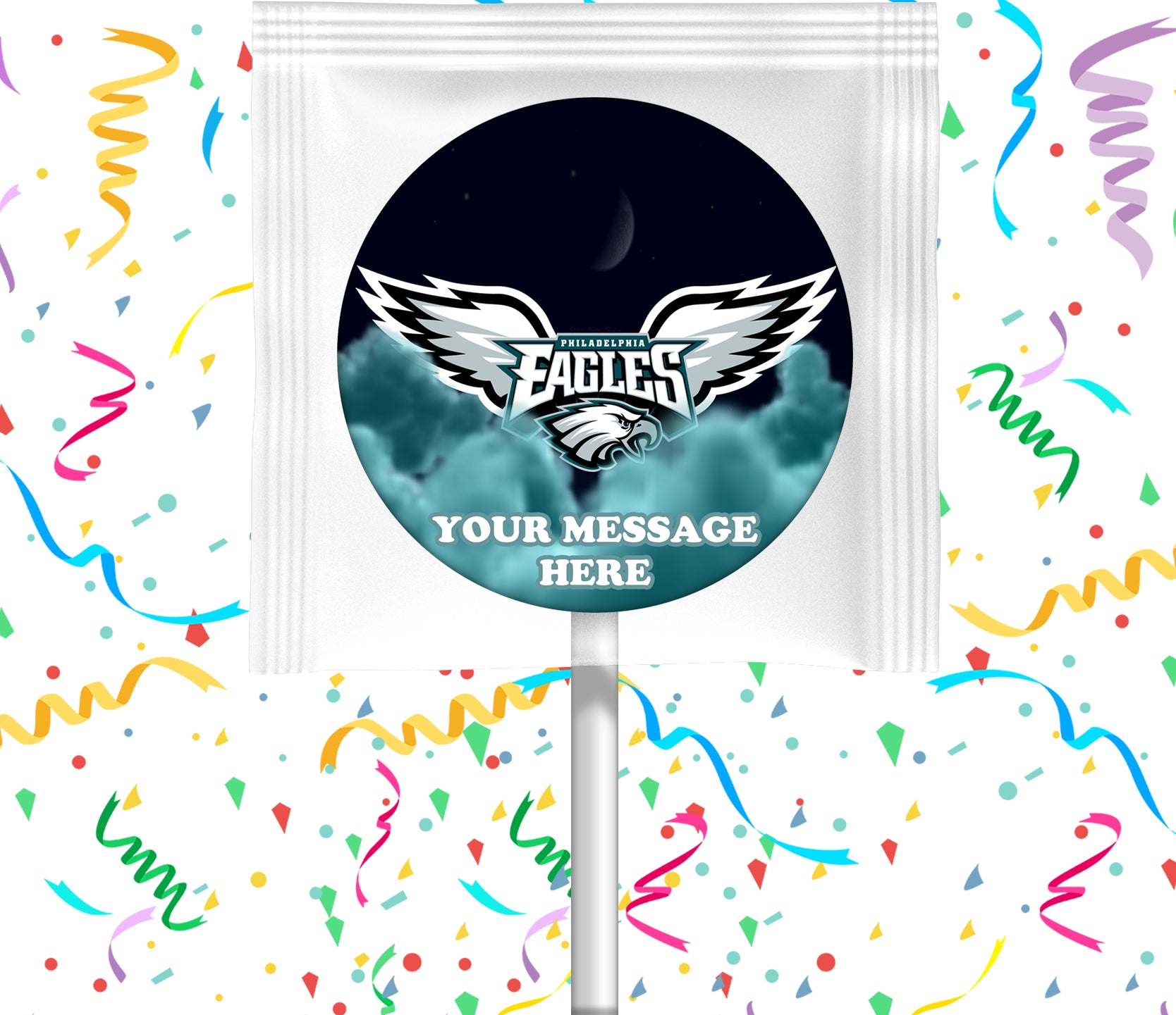 Philadelphia Eagles Lollipops Party Favors Personalized Suckers 12 Pcs -  PartyCreationz