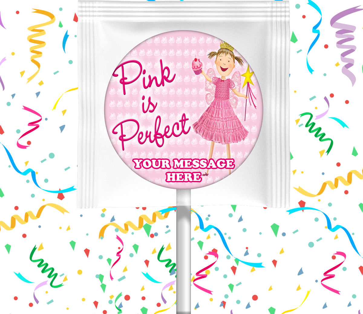 Pinkalicious And Peterrific Lollipops Party Favors Personalized Suckers 12 Pcs