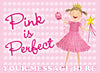 Pinkalicious Edible Image Cake Topper Personalized Birthday Sheet Decoration Custom Party Frosting Transfer Fondant