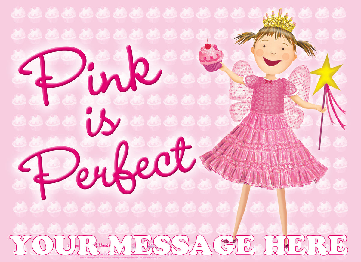 Pinkalicious Edible Image Cake Topper Personalized Birthday Sheet Decoration Custom Party Frosting Transfer Fondant