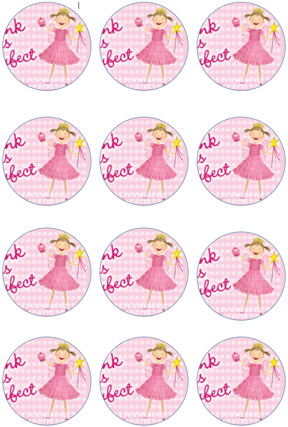 Pinkalicious Edible Cupcake Toppers (12 Images) Cake Image Icing Sugar Sheet Edible Cake Images