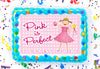 Pinkalicious Edible Image Cake Topper Personalized Birthday Sheet Decoration Custom Party Frosting Transfer Fondant