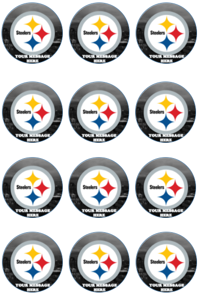 Pittsburgh Steelers Edible Cupcake Toppers (12 Images) Cake Image Icing Sugar Sheet Edible Cake Images