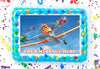Planes Edible Image Cake Topper Personalized Birthday Sheet Decoration Custom Party Frosting Transfer Fondant