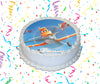 Planes Edible Image Cake Topper Personalized Birthday Sheet Custom Frosting Round Circle