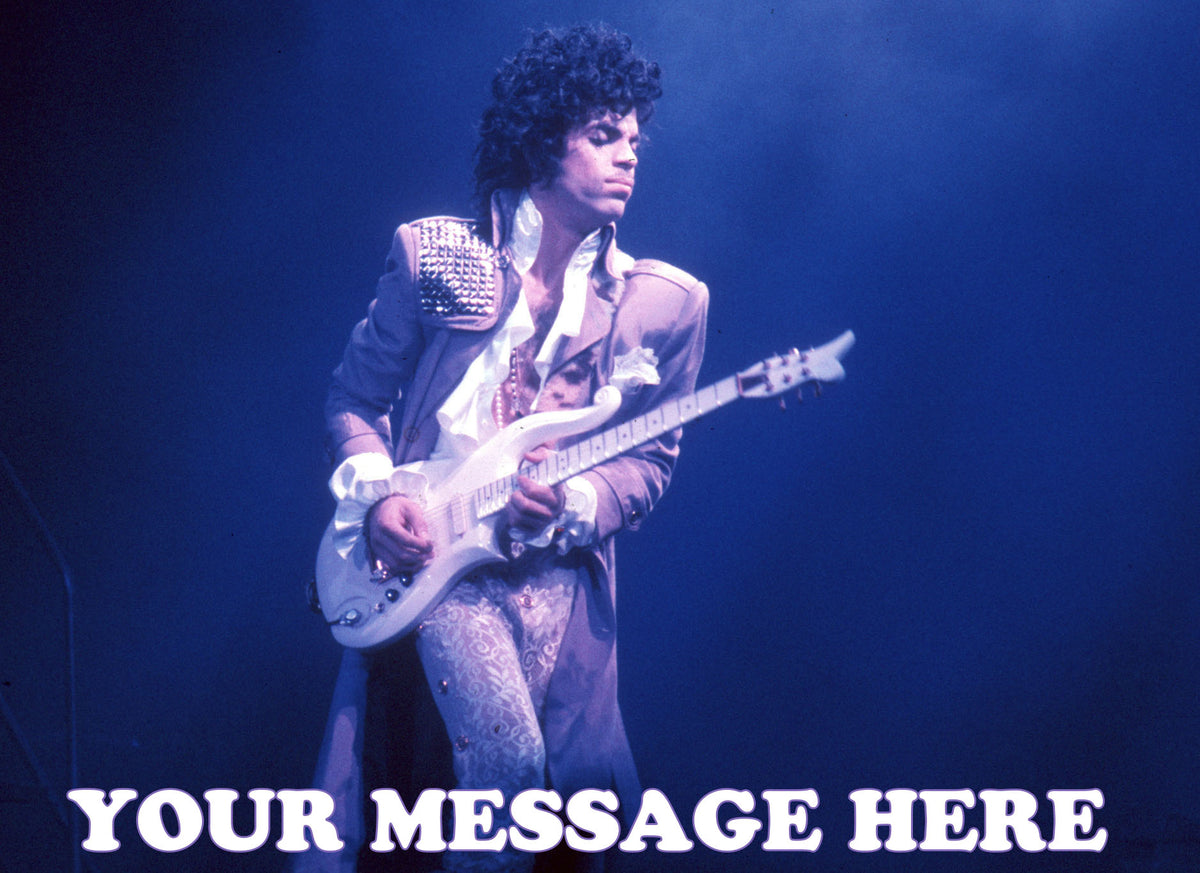 Prince Edible Image Cake Topper Personalized Birthday Sheet Decoration Custom Party Frosting Transfer Fondant