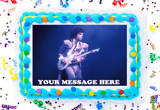 Prince Edible Image Cake Topper Personalized Birthday Sheet Decoration Custom Party Frosting Transfer Fondant