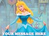 Princess Aurora Edible Image Cake Topper Personalized Birthday Sheet Decoration Custom Party Frosting Transfer Fondant