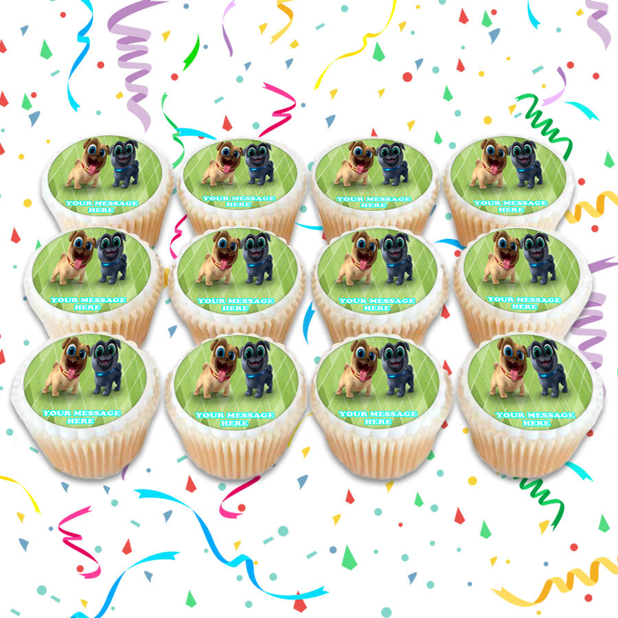 Puppy Dog Pals Edible Cupcake Toppers (12 Images) Cake Image Icing Sugar Sheet Edible Cake Images