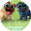 Puppy Dog Pals Edible Image Cake Topper Personalized Birthday Sheet Custom Frosting Round Circle