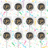 Purdue University Lollipops Party Favors Personalized Suckers 12 Pcs