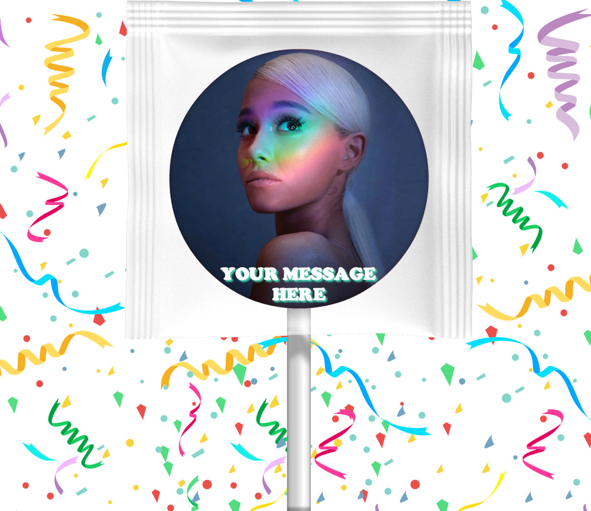 Ariana Grande Lollipops Party Favors Personalized Suckers 12 Pcs