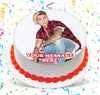Justin Bieber Edible Image Cake Topper Personalized Birthday Sheet Custom Frosting Round Circle