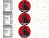 Deadpool Water Bottle Stickers 12 Pcs Labels Party Favors Supplies Decorations
