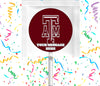 Texas A&M University Lollipops Party Favors Personalized Suckers 12 Pcs