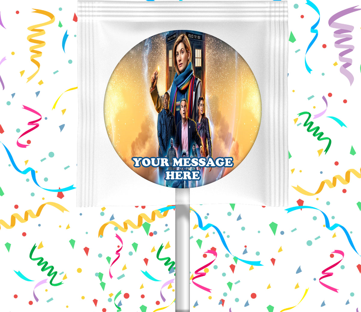 Resolution Lollipops Party Favors Personalized Suckers 12 Pcs