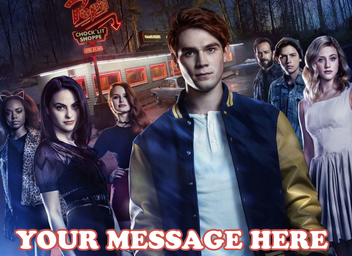 Riverdale Edible Image Cake Topper Personalized Birthday Sheet Decoration Custom Party Frosting Transfer Fondant