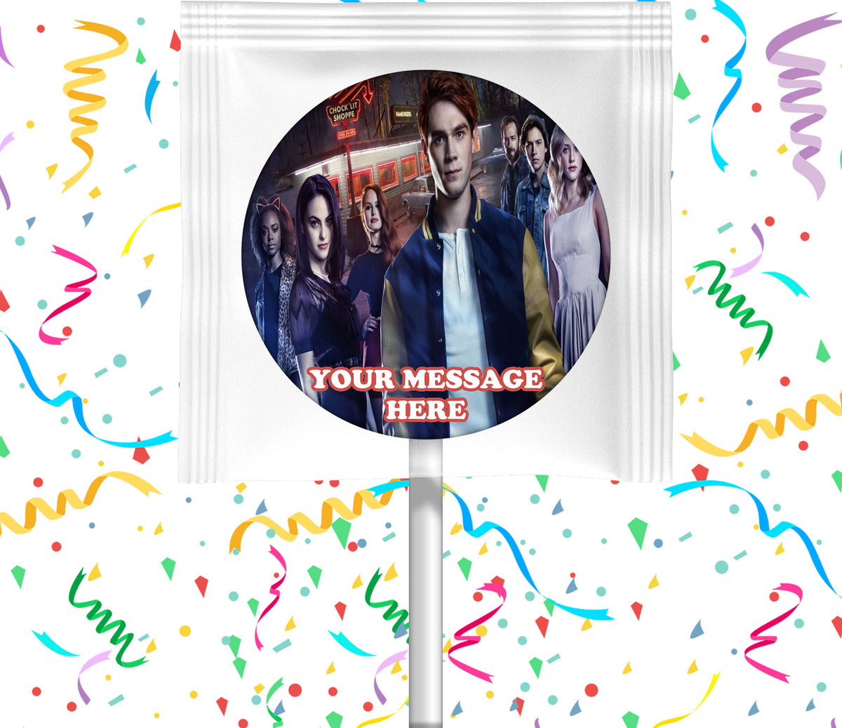 Riverdale Lollipops Party Favors Personalized Suckers 12 Pcs