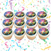 Rocket League Edible Cupcake Toppers (12 Images) Cake Image Icing Sugar Sheet Edible Cake Images