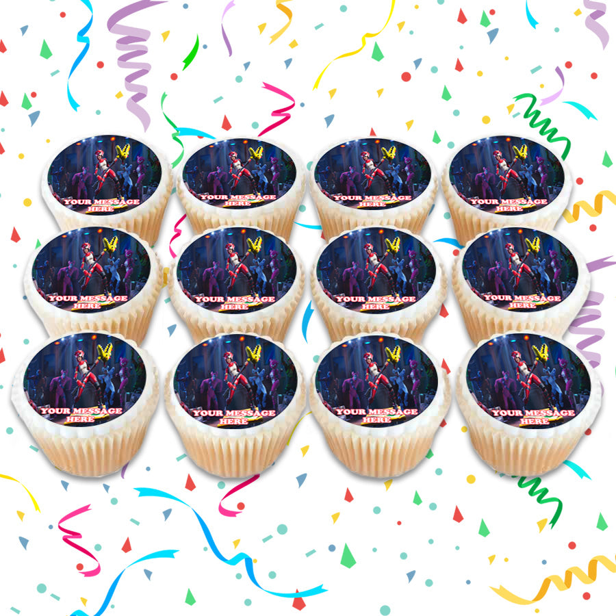 Fortnite Edible Cupcake Toppers (12 Images) Cake Image Icing Sugar Sheet