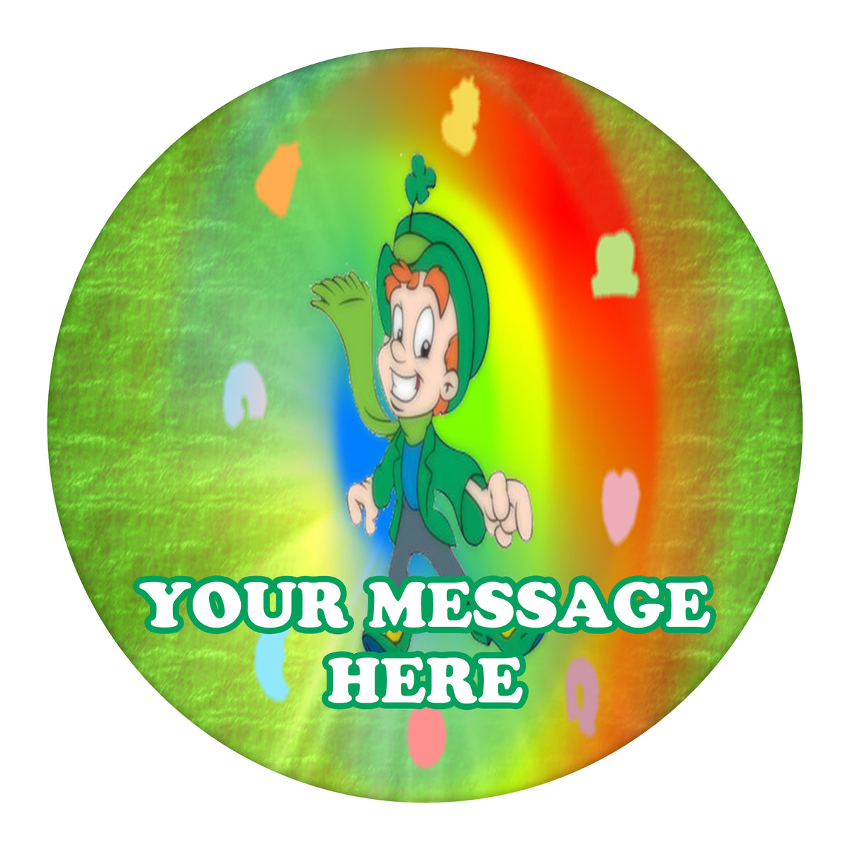 Lucky Charms Edible Image Cake Topper Personalized Frosting Icing Sheet Custom Round