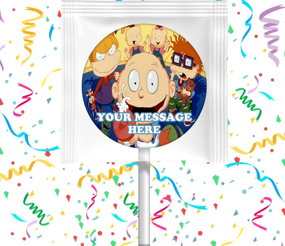Rugrats Lollipops Party Favors Personalized Suckers 12 Pcs