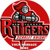 Rutgers Scarlet Knights Edible Image Cake Topper Personalized Birthday Sheet Custom Frosting Round Circle