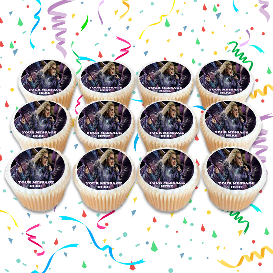 Lady Gaga Edible Cupcake Toppers (12 Images) Cake Image Icing Sugar Sheet