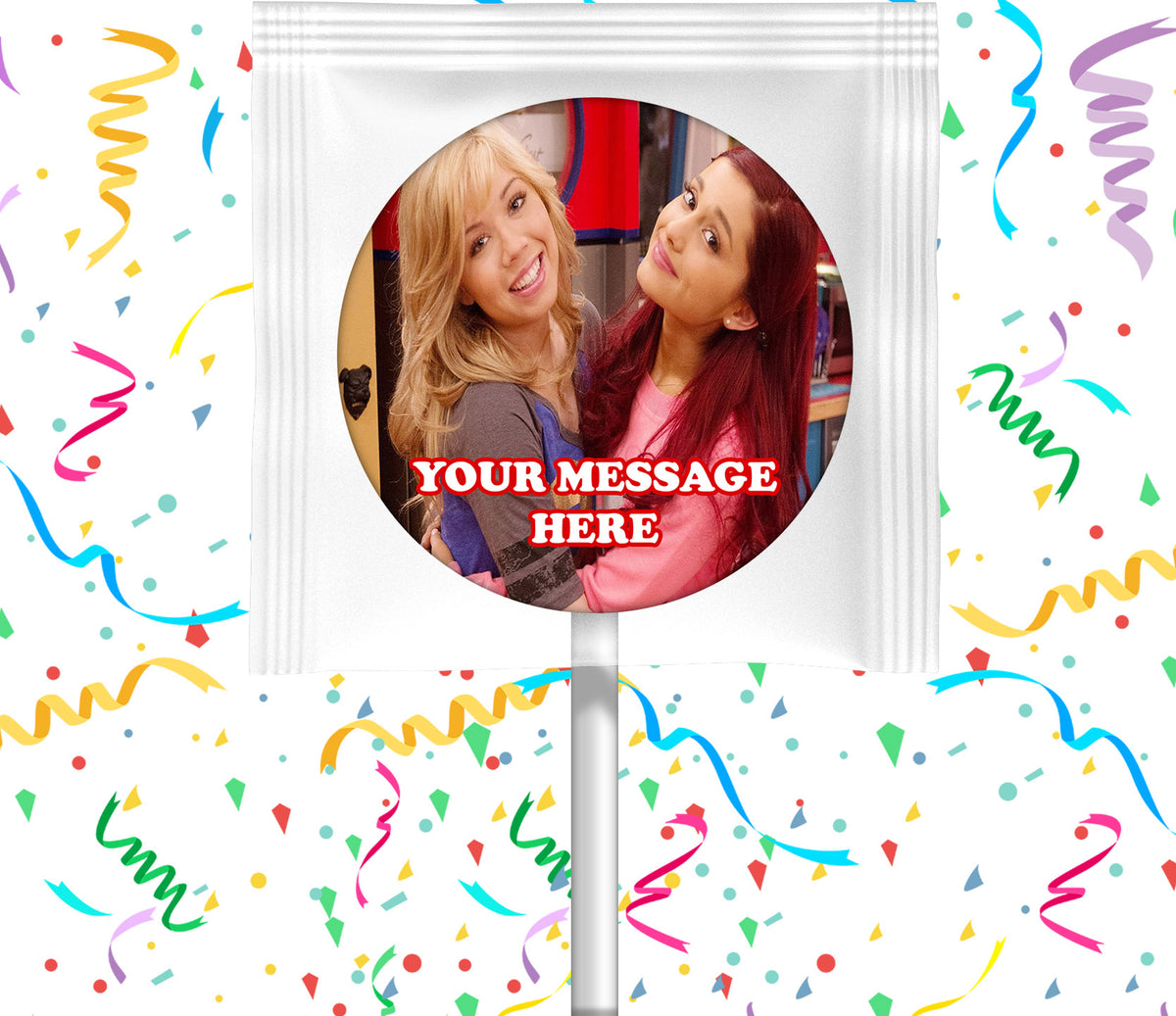 Sam And Cat Lollipops Party Favors Personalized Suckers 12 Pcs