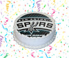 San Antonio Spurs Edible Image Cake Topper Personalized Birthday Sheet Custom Frosting Round Circle
