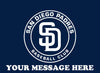 San Diego Padres Edible Image Cake Topper Personalized Birthday Sheet Decoration Custom Party Frosting Transfer Fondant