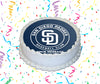 San Diego Padres Edible Image Cake Topper Personalized Birthday Sheet Custom Frosting Round Circle