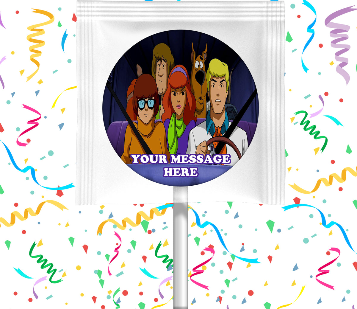 Scooby Doo Lollipops Party Favors Personalized Suckers 12 Pcs