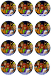 Scooby-Doo Edible Cupcake Toppers (12 Images) Cake Image Icing Sugar Sheet Edible Cake Images