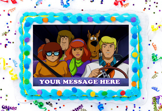 Scooby-Doo Edible Image Cake Topper Personalized Birthday Sheet Decora ...